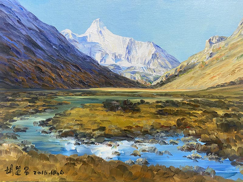 ������������ �ͻ���ѩ��ɽ�塷���������������� hdc-15206azj ��Ʒ�ߴ磺30x40cm �����ͻ�  2016�����ֻ���Ʒ